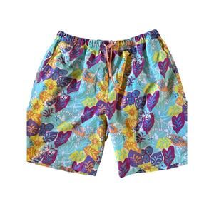 PETER MILLAR swim trunks, swim suit, floral. Size LARGE L